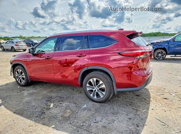 5TDGZRBH4MS532995 2021 TOYOTA HIGHLANDER Brown Tył lewy