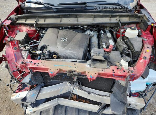 5TDGZRBH4MS532995 2021 TOYOTA HIGHLANDER Brown Widok komory silnika