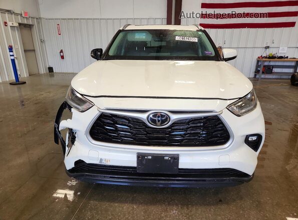 5TDGZRBH5MS102120 2021 TOYOTA HIGHLANDER White Դիմացի տեսք
