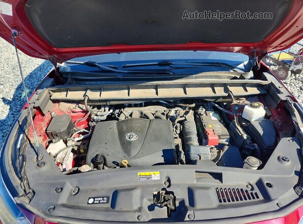 5TDGZRBH6MS534439 2021 TOYOTA HIGHLANDER Red Вид підкапотного простору