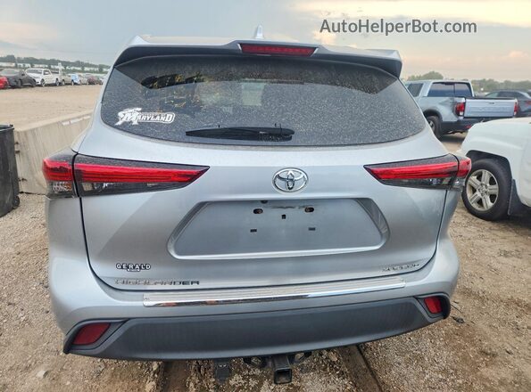 5TDGZRBH7LS029783 2020 TOYOTA HIGHLANDER Silver Սալոնի դիմացի տեսք