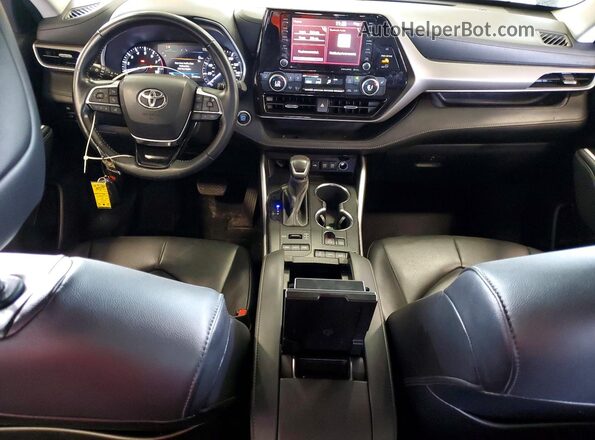 5TDGZRBH7MS525846 2021 TOYOTA HIGHLANDER Blue 