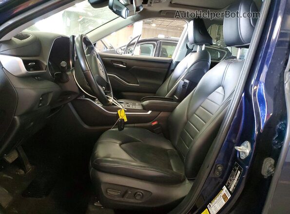 5TDGZRBH7MS525846 2021 TOYOTA HIGHLANDER Blue სალონის 360-გრადუსიანი ხედი