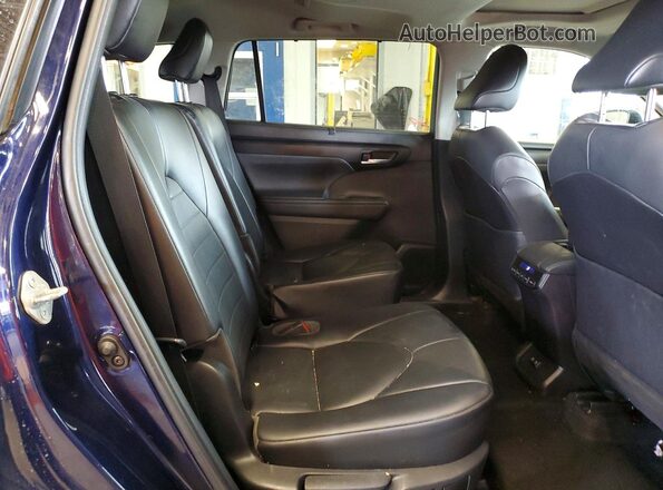 5TDGZRBH7MS525846 2021 TOYOTA HIGHLANDER Blue 