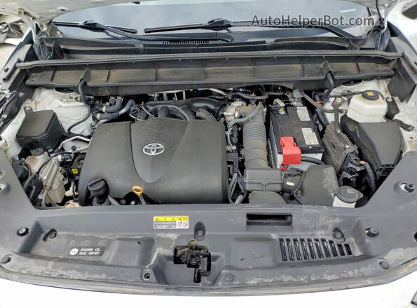 5TDGZRBH7NS248679 2022 TOYOTA HIGHLANDER White Widok komory silnika
