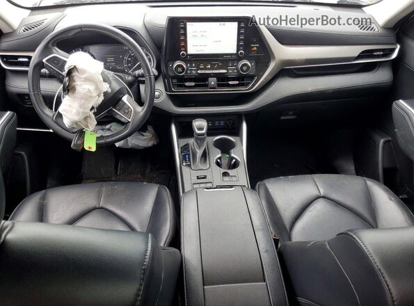 5TDGZRBH7NS248679 2022 TOYOTA HIGHLANDER White Widok deski rozdzielczej