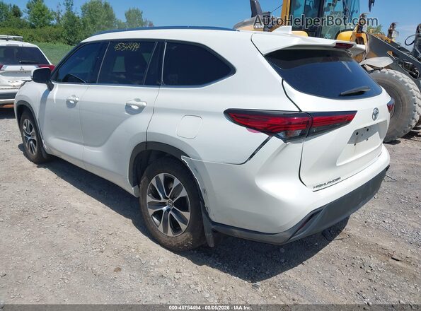 5TDGZRBH8MS077195 2021 TOYOTA HIGHLANDER White უკანა მარცხენა