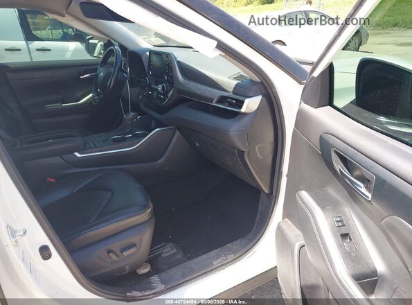 5TDGZRBH8MS077195 2021 TOYOTA HIGHLANDER White წინა სალონის ხედი