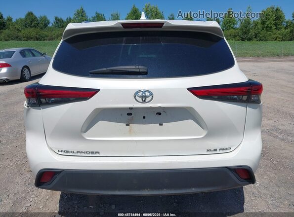 5TDGZRBH8MS077195 2021 TOYOTA HIGHLANDER White 