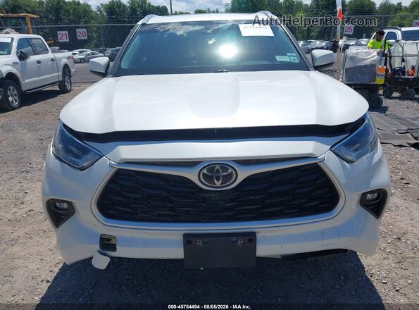 5TDGZRBH8MS077195 2021 TOYOTA HIGHLANDER White უკანა სალონის ხედი