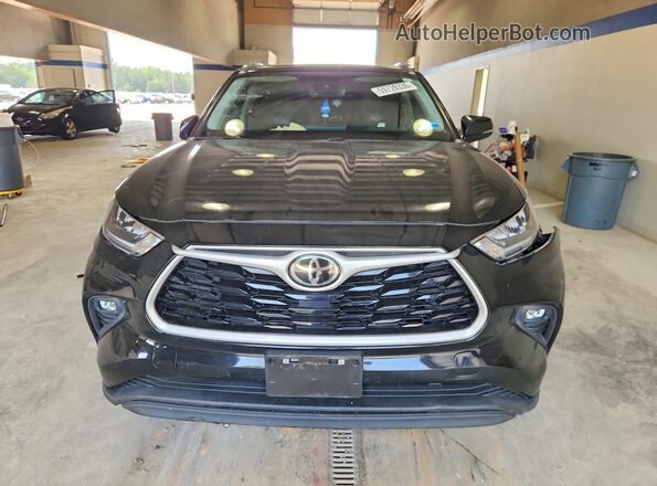 5TDGZRBH9LS507248 2020 TOYOTA HIGHLANDER Black Вид спереду