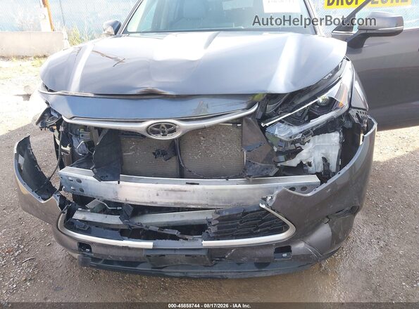 5TDGZRBH9MS549498 2021 TOYOTA HIGHLANDER Gray წინა ხედი