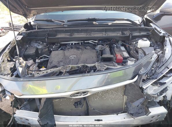 5TDGZRBH9MS549498 2021 TOYOTA HIGHLANDER Gray უკანა ხედი