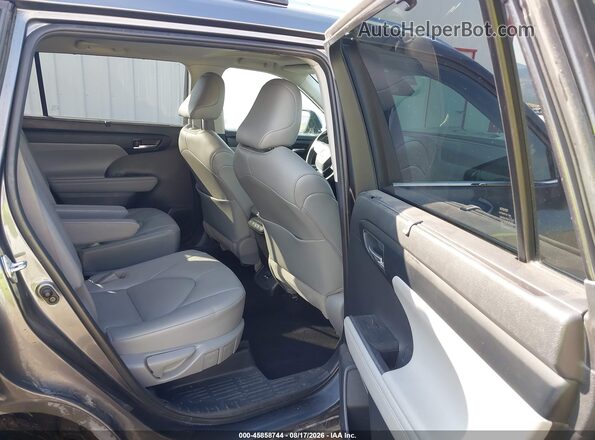 5TDGZRBH9MS549498 2021 TOYOTA HIGHLANDER Gray VIN კოდის სტიკერის ხედი