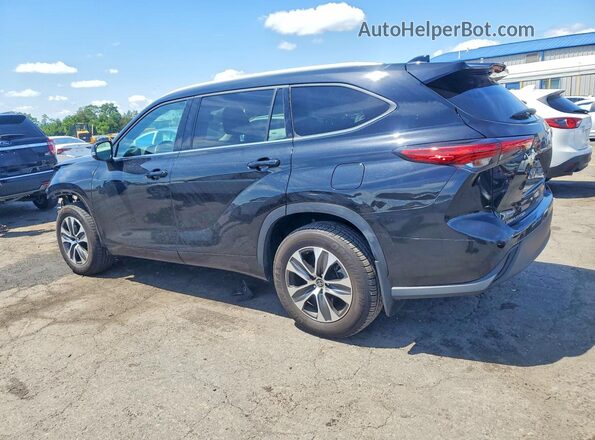 5TDGZRBH9NS192437 2022 TOYOTA HIGHLANDER Синий Задняя левая четверть