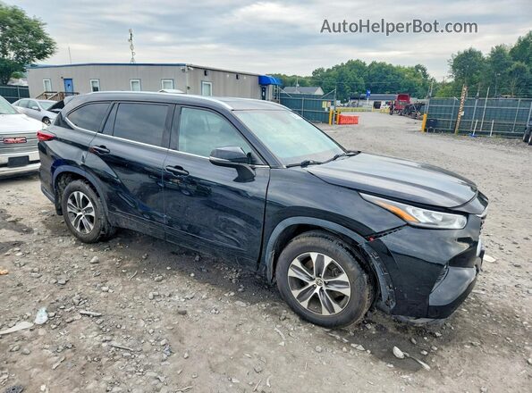 5TDGZRBHXLS508876 2020 TOYOTA HIGHLANDER Black Przód prawy