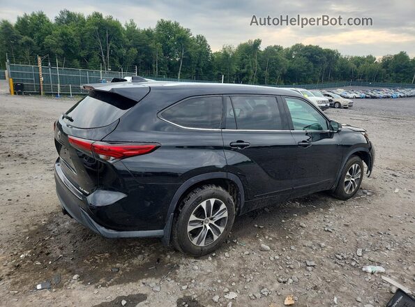 5TDGZRBHXLS508876 2020 TOYOTA HIGHLANDER Black Tył prawy