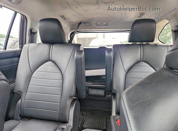 5TDGZRBHXLS508876 2020 TOYOTA HIGHLANDER Black Widok wnętrza z tyłu