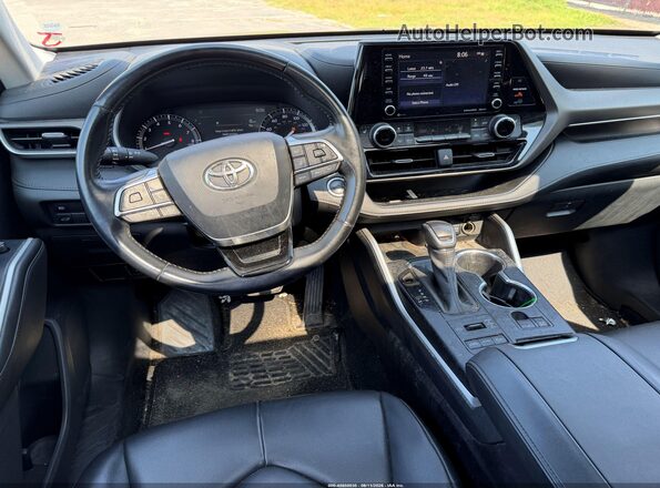 5TDGZRBHXLS512460 2020 TOYOTA HIGHLANDER Dark Blue Dashboard view