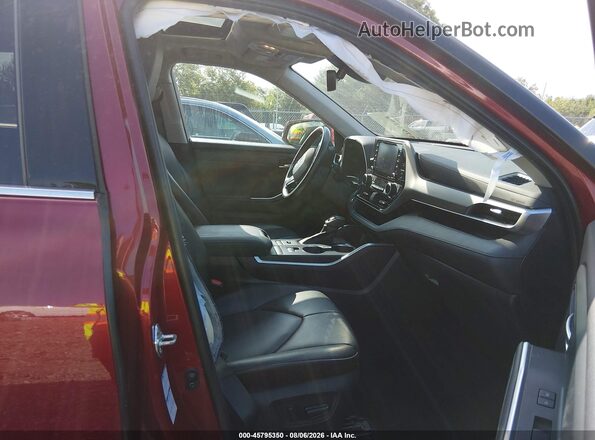 5TDGZRBHXMS138272 2021 TOYOTA HIGHLANDER Red Սալոնի դիմացի տեսք