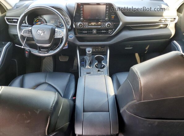 5TDHARAH1MS506254 2021 TOYOTA HIGHLANDER Silver წინა პანელის ხედი