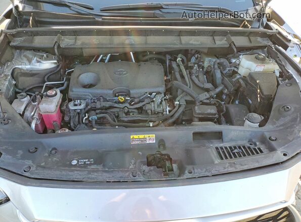 5TDHARAH1MS506254 2021 TOYOTA HIGHLANDER Silver ძრავის განყოფილების ხედი