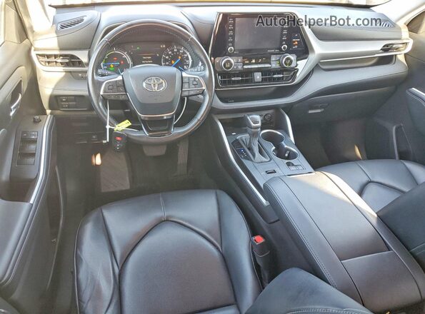 5TDHARAH2LS500350 2020 TOYOTA HIGHLANDER Gray Dashboard view