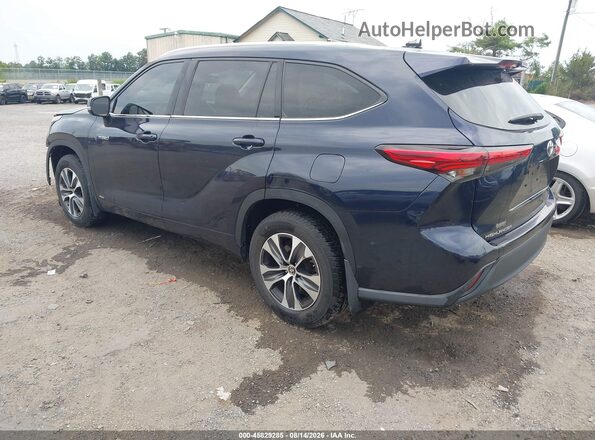 5TDHBRCH2LS501430 2020 TOYOTA HIGHLANDER Blue Trasero izquierdo