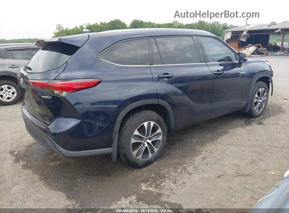 5TDHBRCH2LS501430 2020 TOYOTA HIGHLANDER Blue Trasero derecho