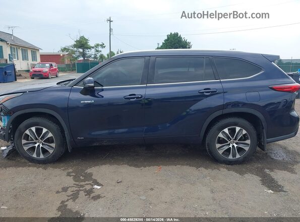 5TDHBRCH2LS501430 2020 TOYOTA HIGHLANDER Blue Vista interior de 360 grados