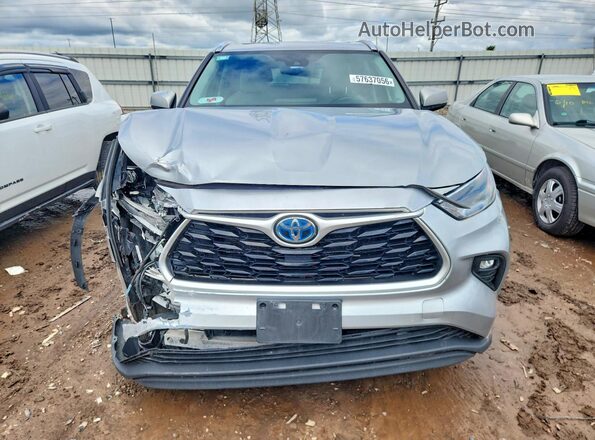 5TDHBRCH2MS522893 2021 TOYOTA HIGHLANDER Silver წინა ხედი