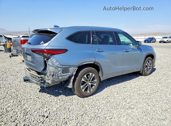 5TDHBRCH3MS034794 2021 TOYOTA HIGHLANDER Blue Հետևի աջ