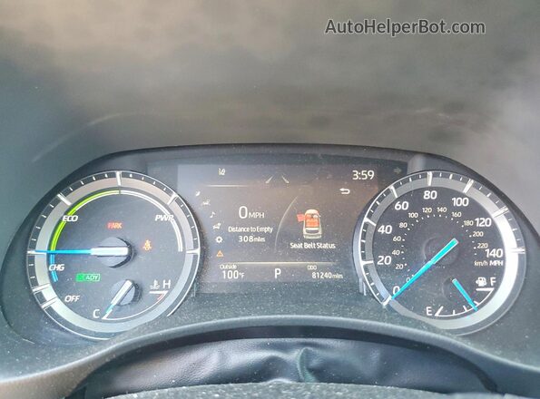 5TDHBRCH3MS034794 2021 TOYOTA HIGHLANDER Blue Սարքավորումների վահանակի տեսք