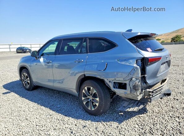 5TDHBRCH3MS034794 2021 TOYOTA HIGHLANDER Blue Հետևի ձախ
