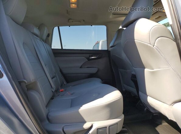 5TDHBRCH3MS034794 2021 TOYOTA HIGHLANDER Blue Սալոնի հետևի տեսք
