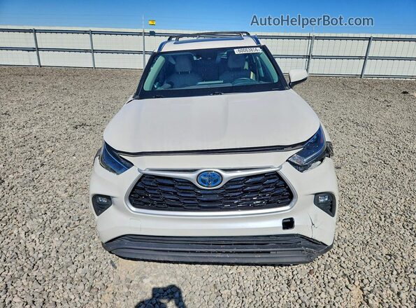 5TDHBRCH5MS050849 2021 TOYOTA HIGHLANDER White Widok z przodu