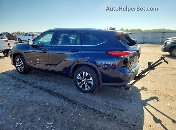 5TDHBRCH6LS507778 2020 TOYOTA HIGHLANDER Blue Հետևի ձախ