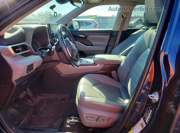 5TDHBRCH6LS507778 2020 TOYOTA HIGHLANDER Blue Սալոնի դիմացի տեսք