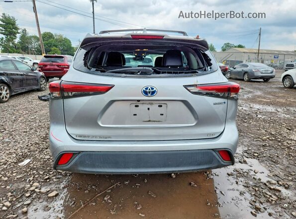 5TDHBRCH7LS505666 2020 TOYOTA HIGHLANDER Silver Հետևի տեսք