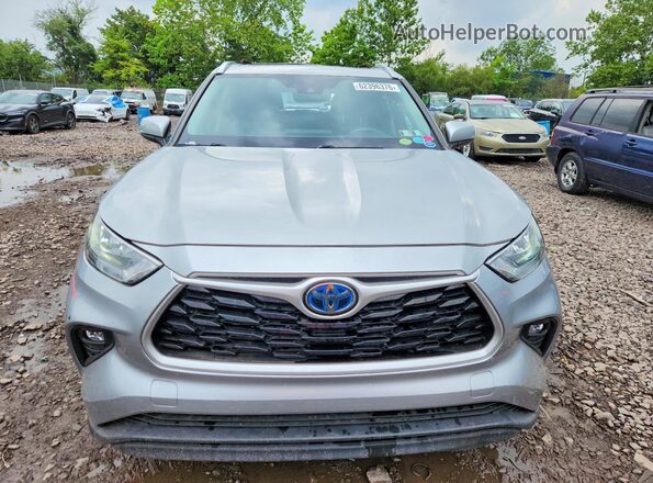 5TDHBRCH7LS505666 2020 TOYOTA HIGHLANDER Silver Դիմացի տեսք