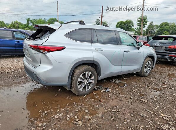 5TDHBRCH7LS505666 2020 TOYOTA HIGHLANDER Silver Հետևի աջ