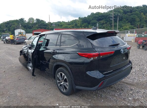 5TDHBRCH7MS024060 2021 TOYOTA HIGHLANDER Black Trasero izquierdo