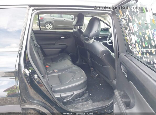 5TDHBRCH7MS024060 2021 TOYOTA HIGHLANDER Black Vista de la etiqueta del VIN