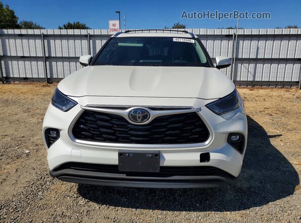 5TDHZRAH5MS514513 2021 TOYOTA HIGHLANDER Белый Вид спереди