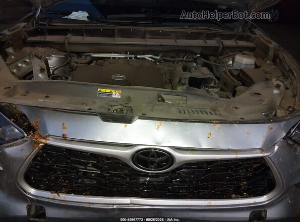 5TDHZRAH6MS090078 2021 TOYOTA HIGHLANDER Silver Vista trasera