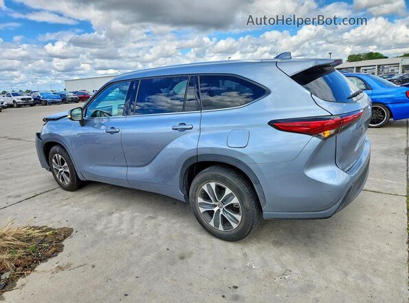 5TDHZRAH9MS043272 2021 TOYOTA HIGHLANDER Gray უკანა მარცხენა