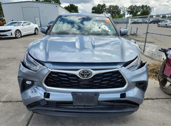 5TDHZRAH9MS043272 2021 TOYOTA HIGHLANDER Gray სალონის 360-გრადუსიანი ხედი