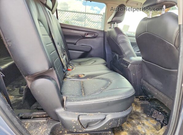 5TDHZRAH9MS043272 2021 TOYOTA HIGHLANDER Gray უკანა სავარძლების ხედი