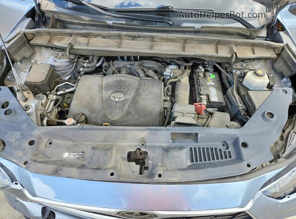 5TDHZRAH9MS043272 2021 TOYOTA HIGHLANDER Gray უკანა სალონის ხედი