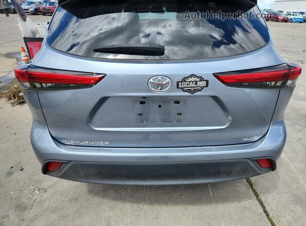 5TDHZRAH9MS043272 2021 TOYOTA HIGHLANDER Gray 